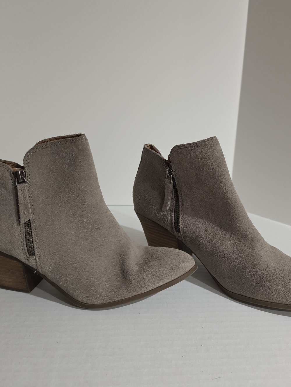 House of Harlow, Rita, Suede, Ankle Boot, Dual Zip
